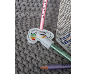 Stickdatei - ITH Stifteaufsatz Monster